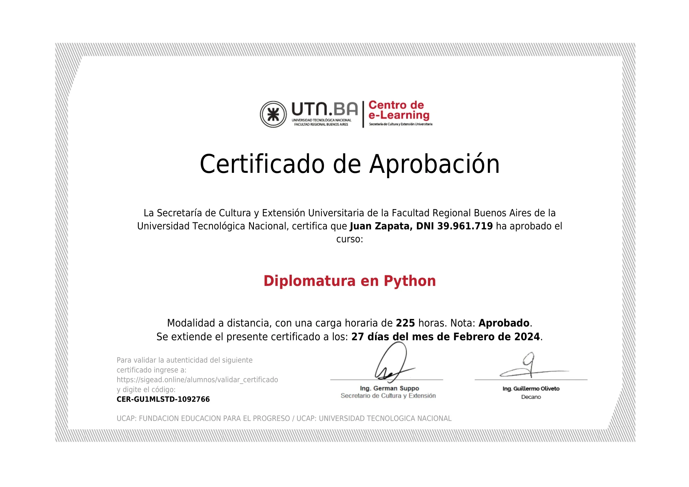 Diplomatura en Python - UTN