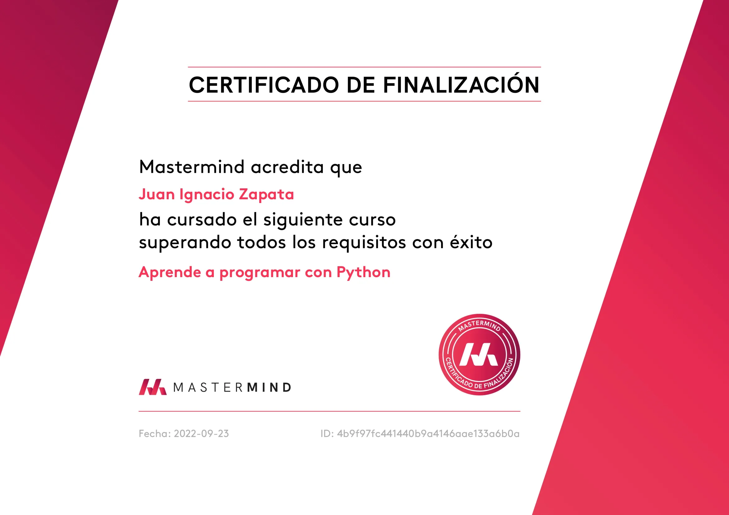 Programar con Python - MasterMind